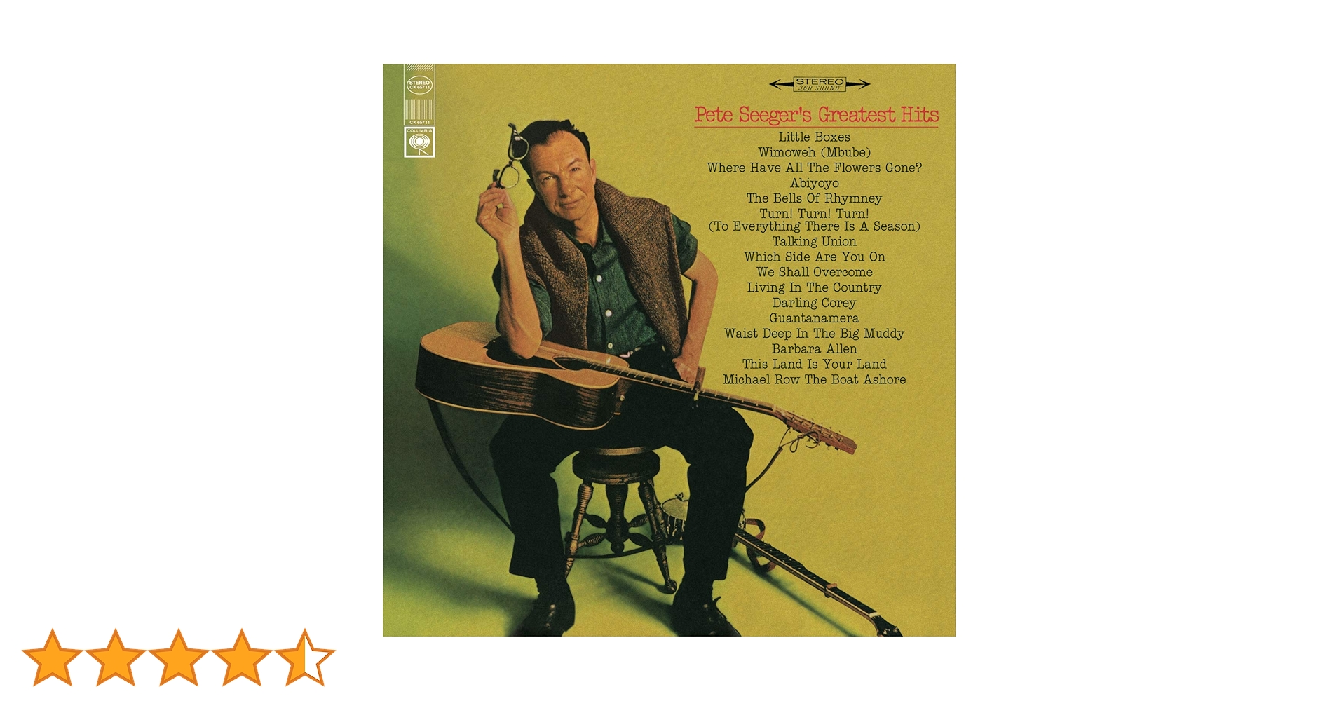 Amazon.co.jp: Pete Seeger's Greatest Hits: ミュージック